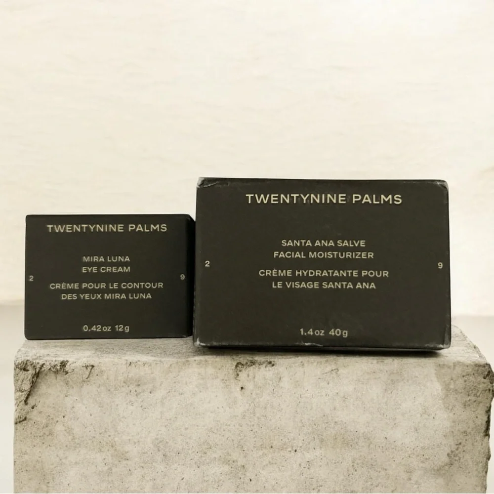 Twentynine Palms Eye Cream and Facial Moisturizer Set